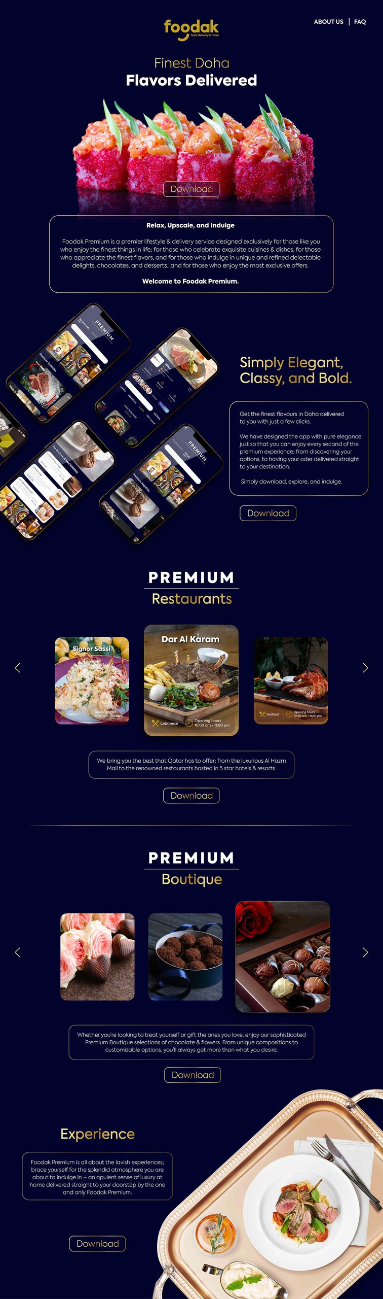 foodak premium website
